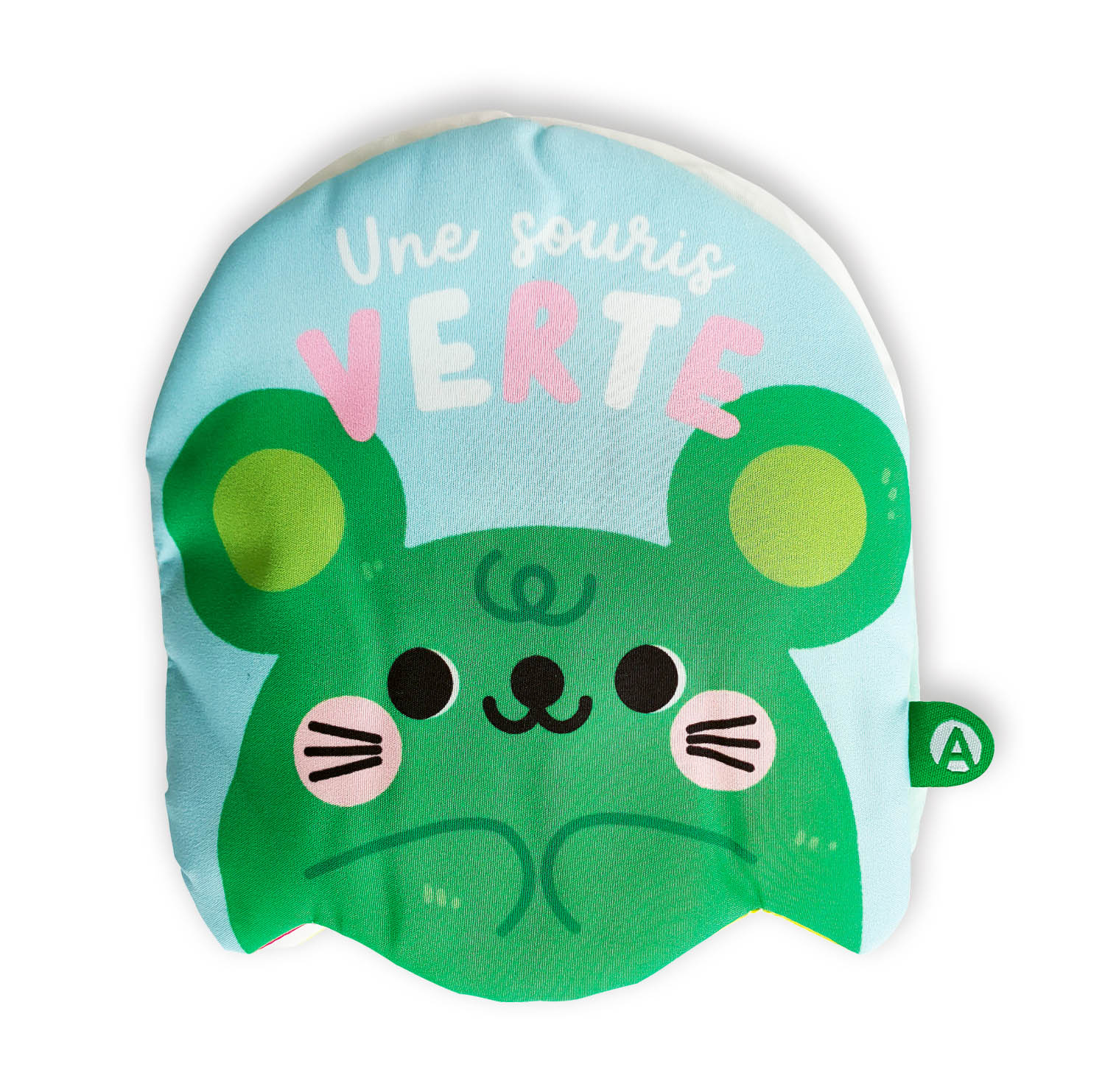 COMPTINES TISSU ACCORDEON - UNE SOURIS VERTE