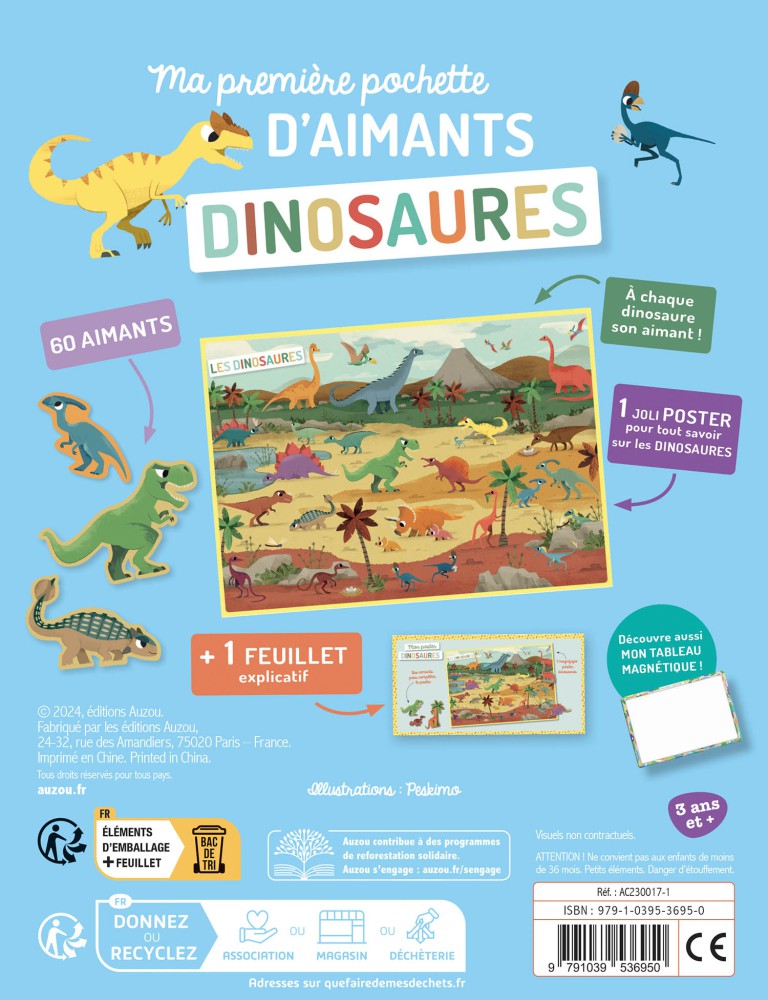 DINOSAURES MA POCHETTE D