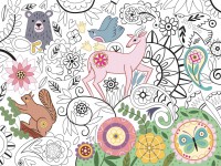 Tableaux enchantés à colorier