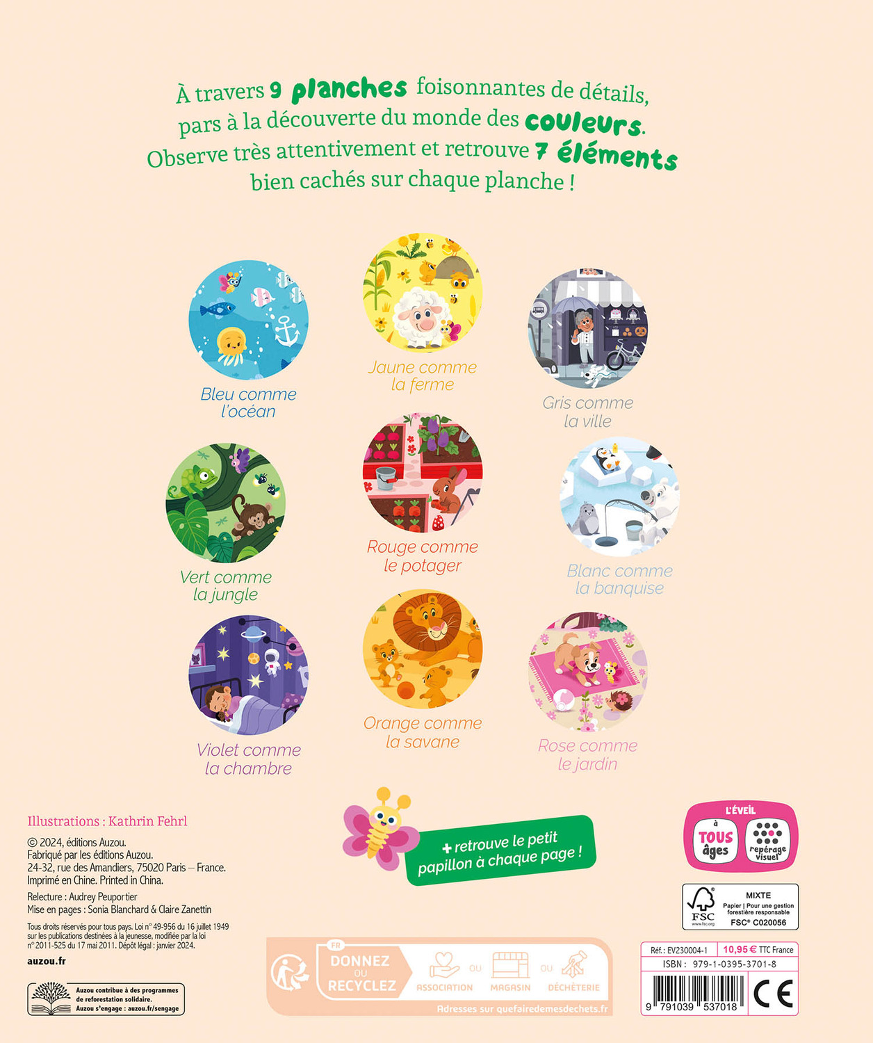 LES COULEURS - CHERCHE ET TROUVE DES TOUT-PETITS 