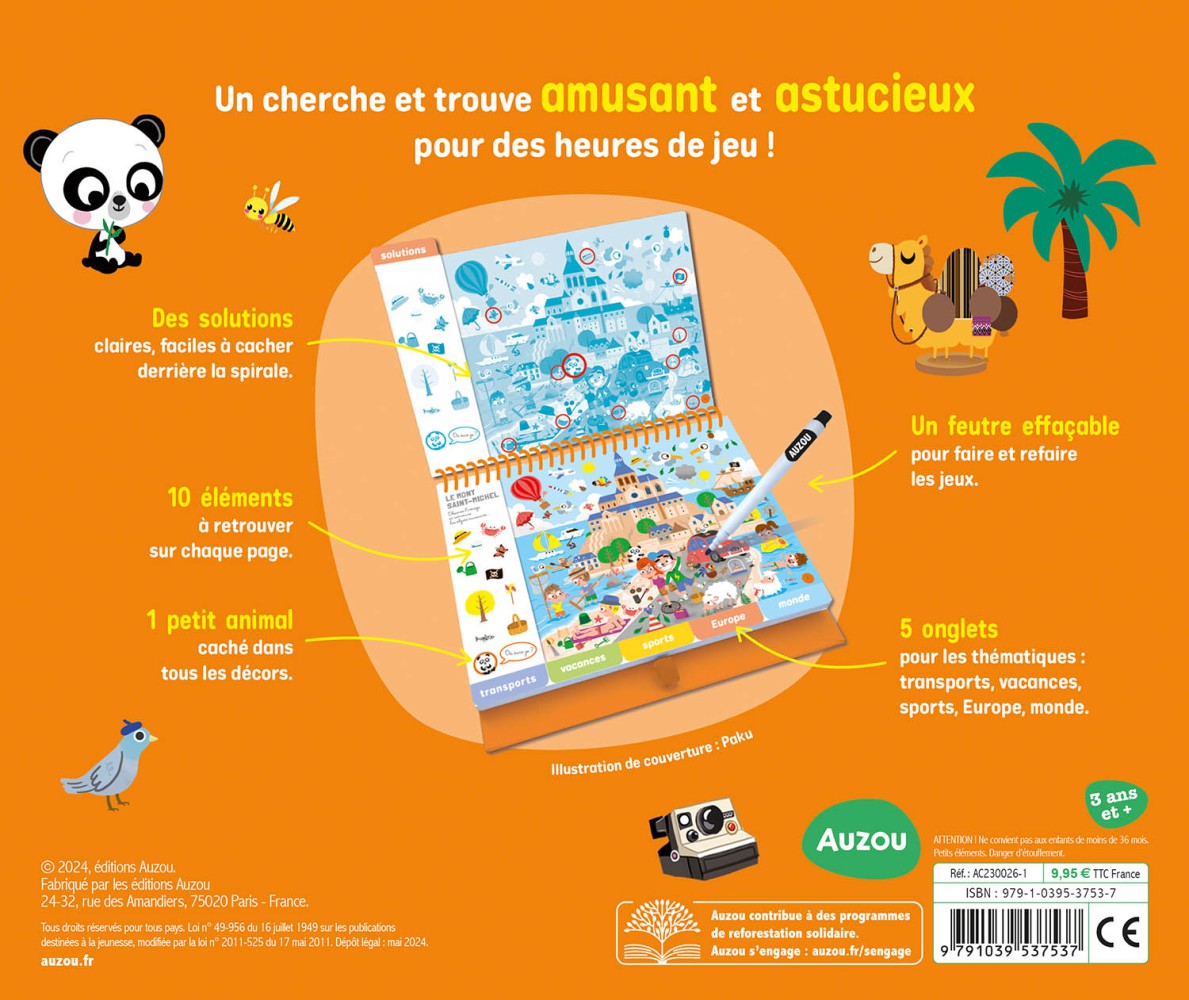 Bloc-Notes Cherche Et Trouve - En Voyage