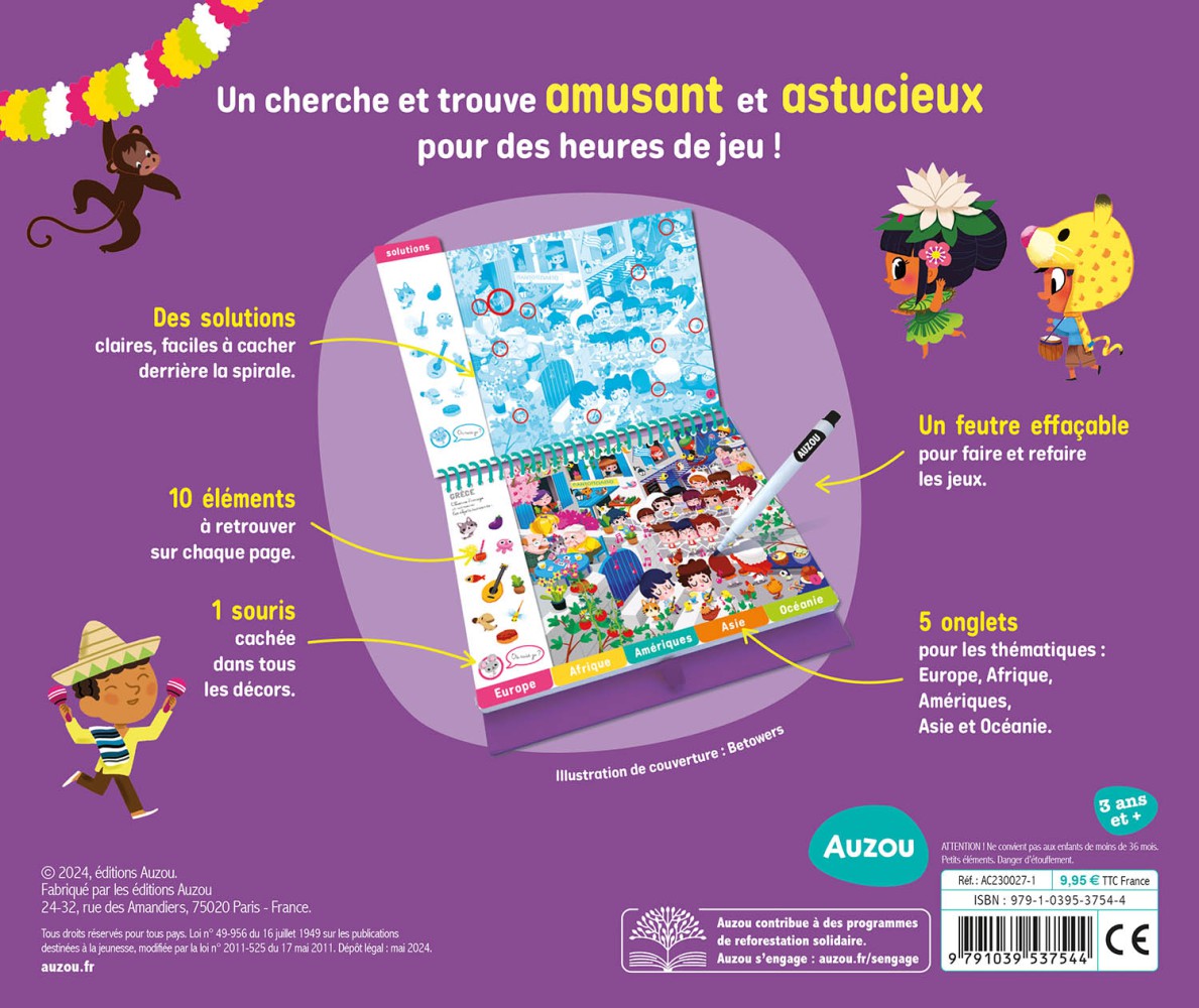 Bloc-Notes Cherche Et Trouve - Autour Du Monde