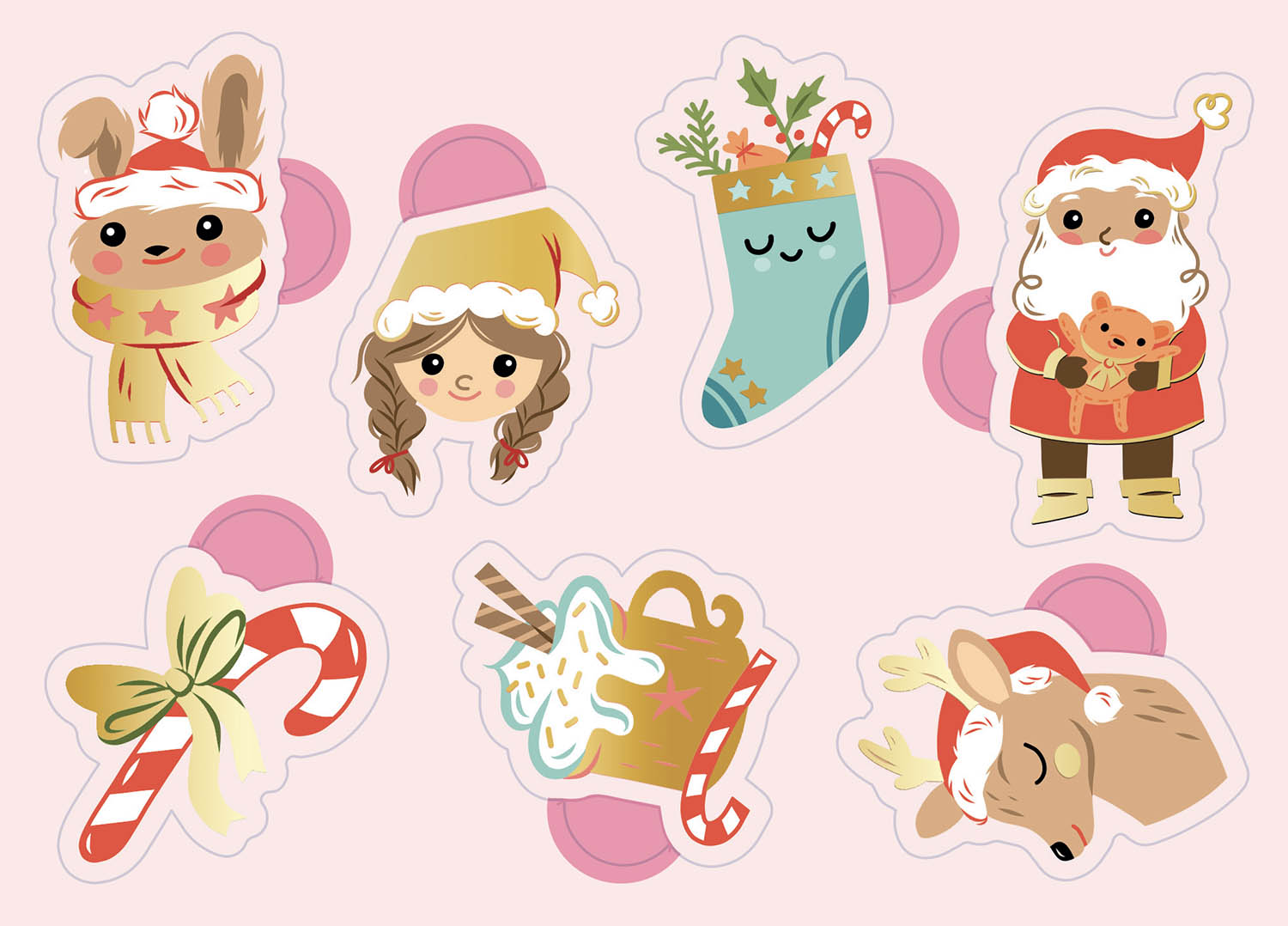 100 Gommettes - Noël