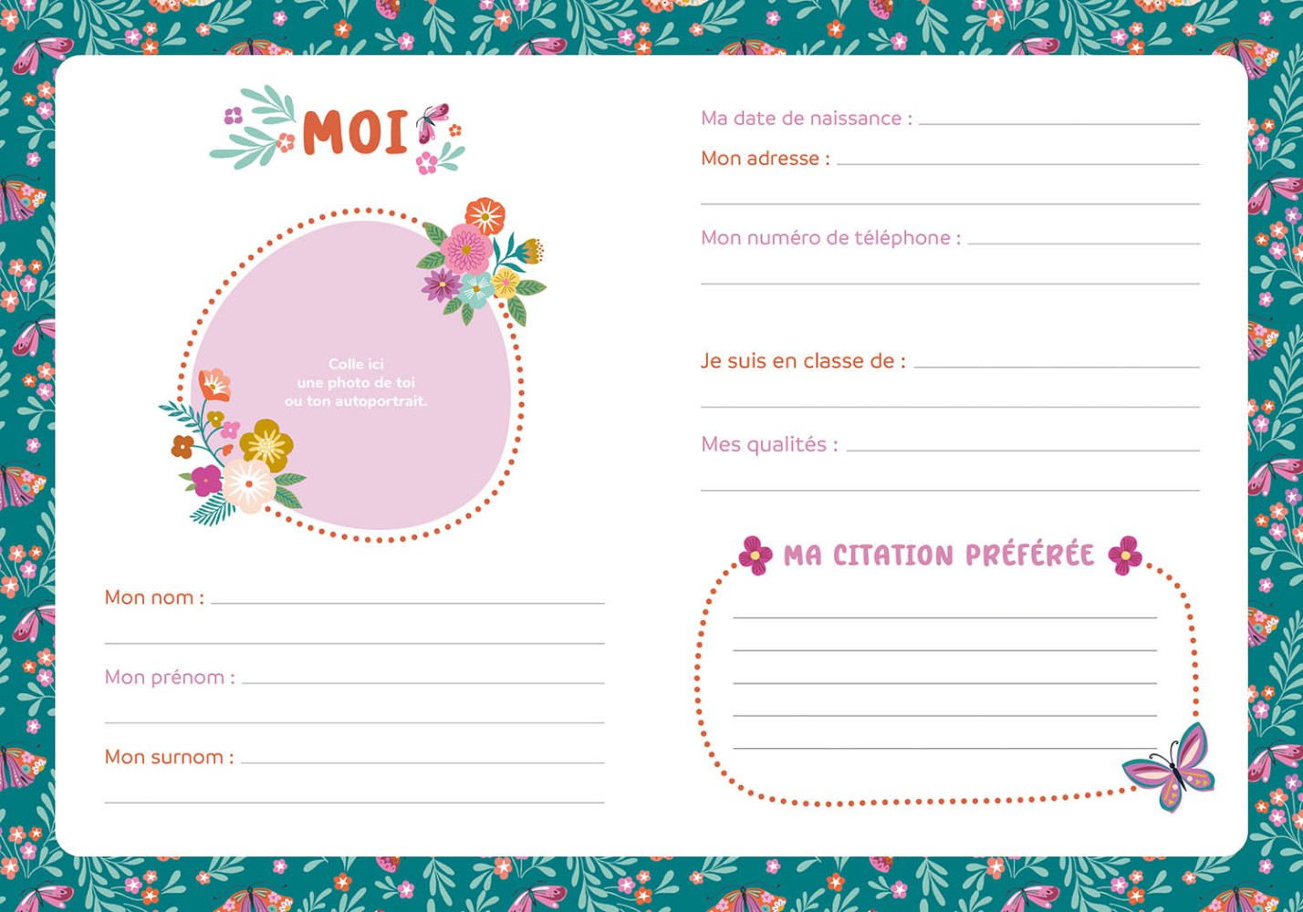 Mon carnet secret ultra pailleté Mon carnet secret ultra pailleté