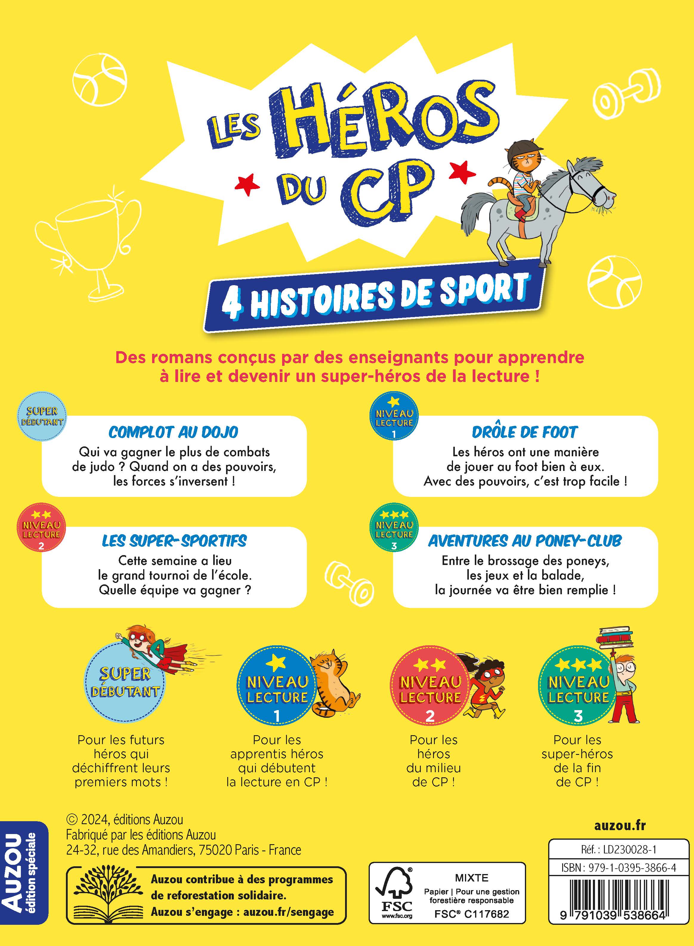 4 HISTOIRES DE SPORT - LES HEROS DU CP 