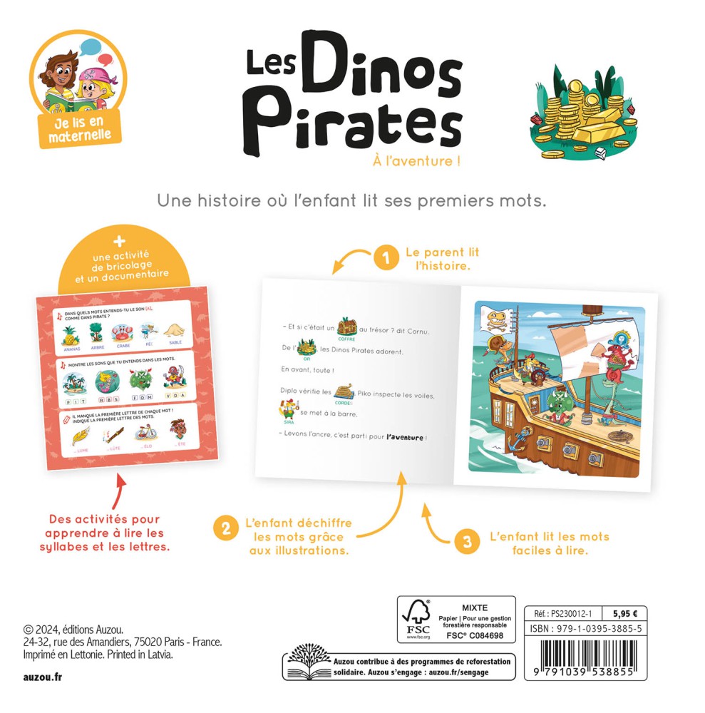Les Dinos Pirates -À L'aventure !