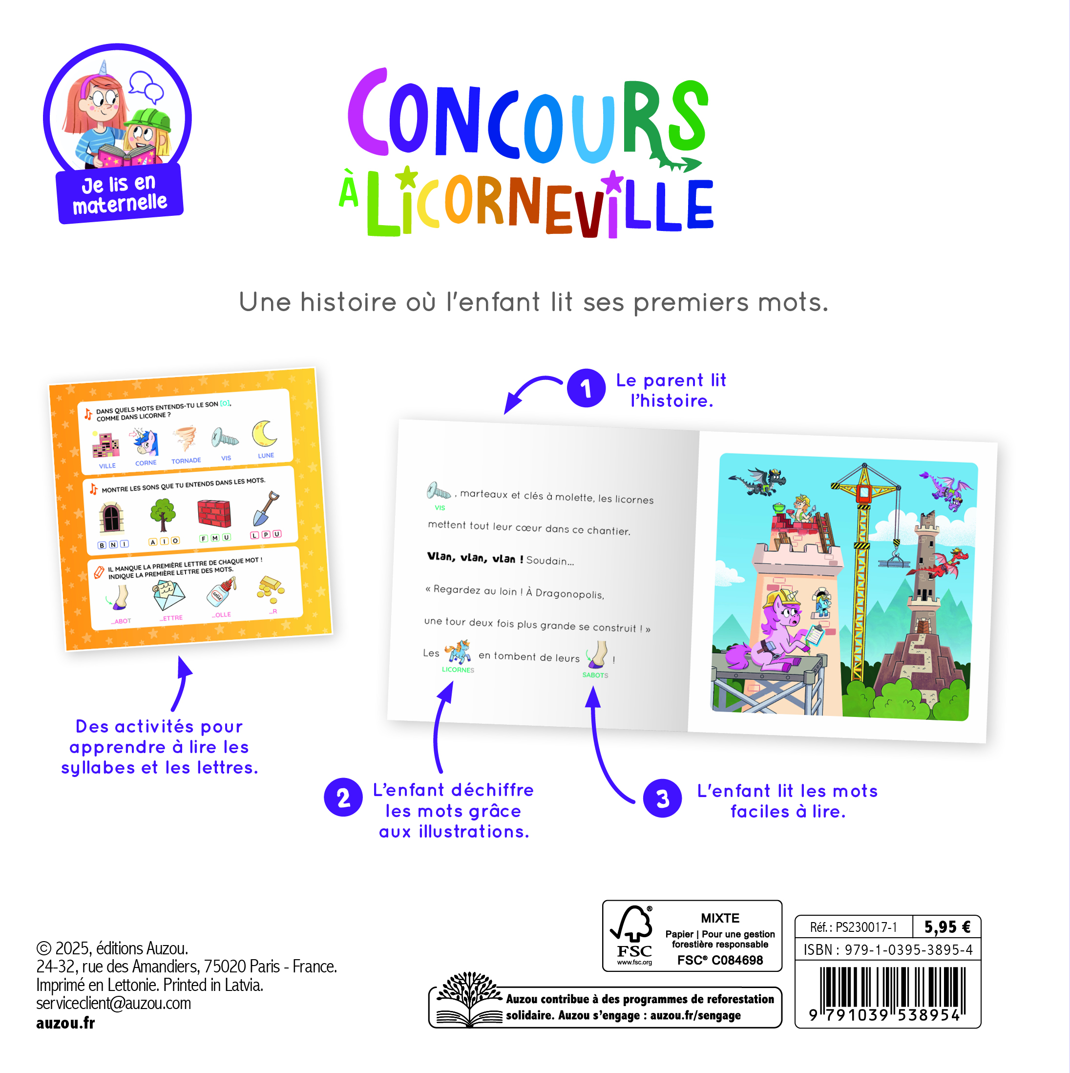 Je Lis En Maternelle - Concours À Licorneville