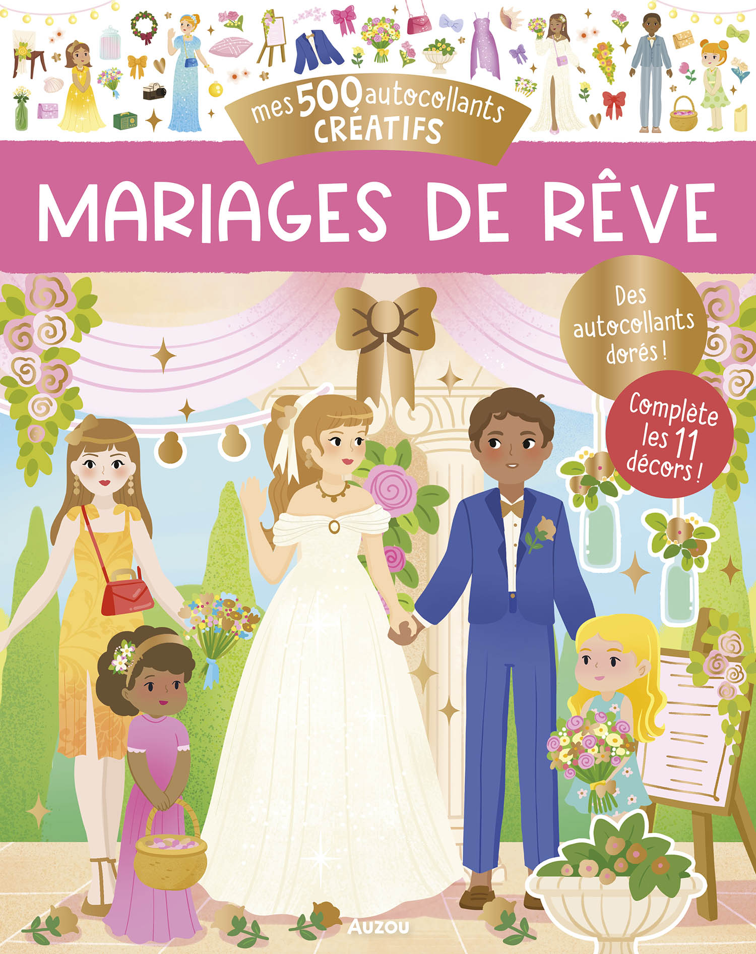500 Autocollants Créatifs - Mariages De Rêve