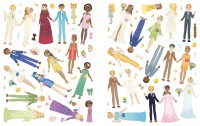 500 autocollants créatifs - Mariées de rêves