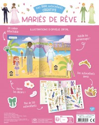500 autocollants créatifs - Mariées de rêves