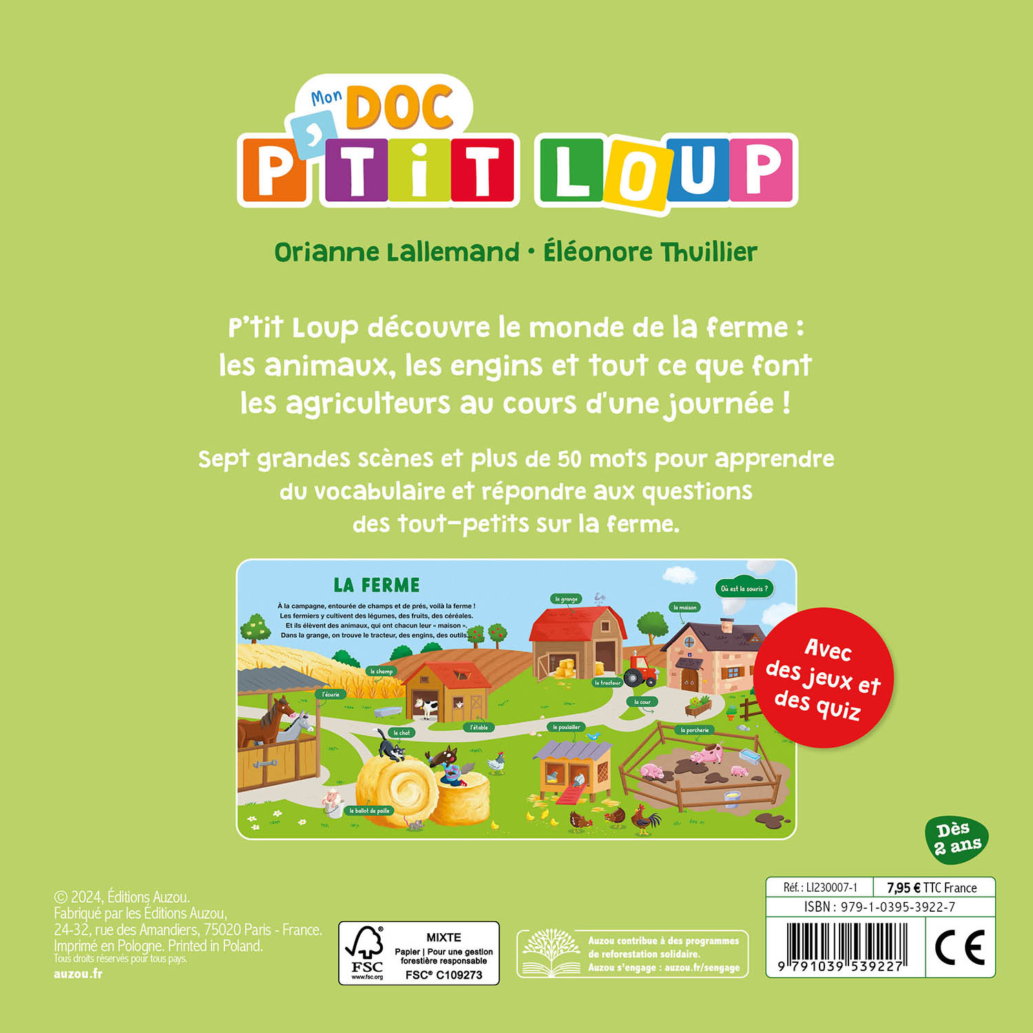 Mon Doc P'tit Loup : La Ferme