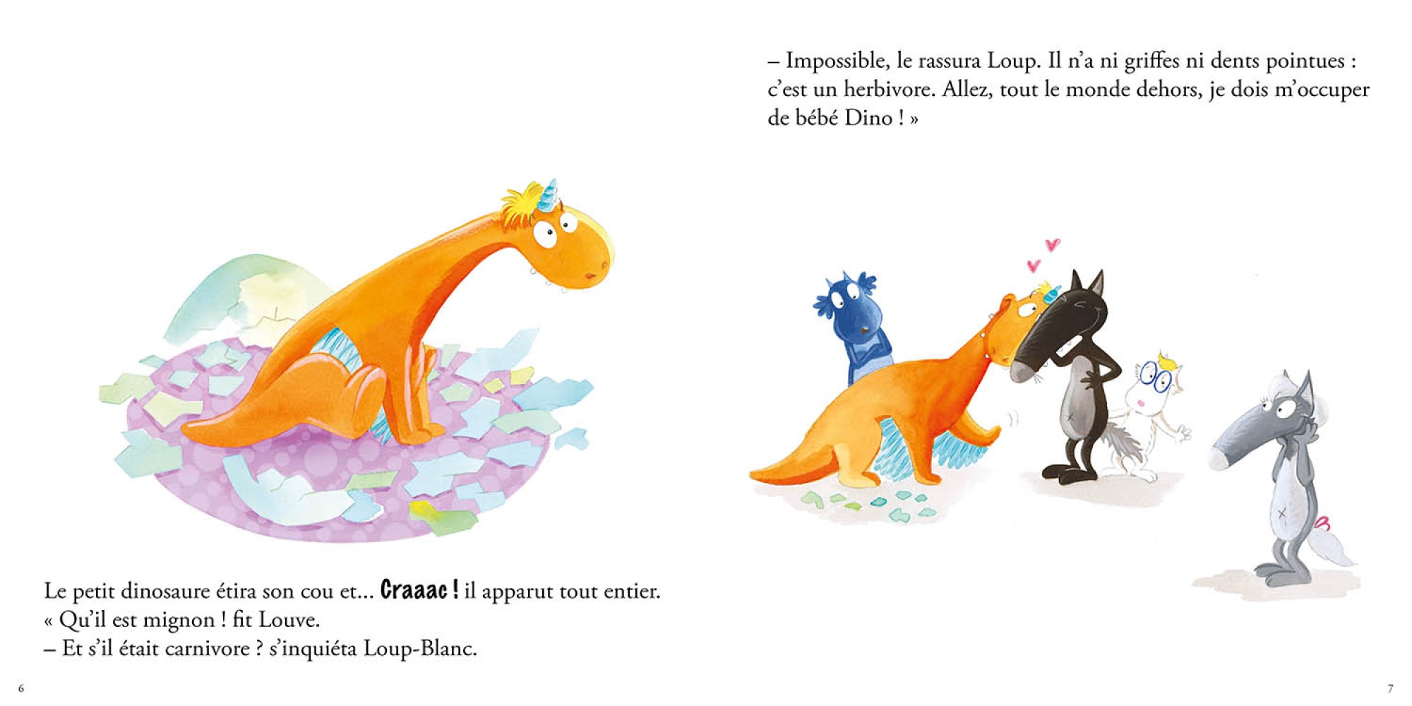 LE LOUP QUI ADORAIT LES DINOSAURES LE LOUP QUI ADORAIT LES DINOSAURES
