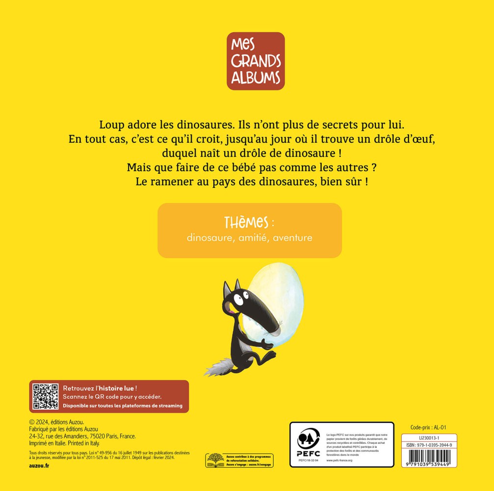 LE LOUP QUI ADORAIT LES DINOSAURES