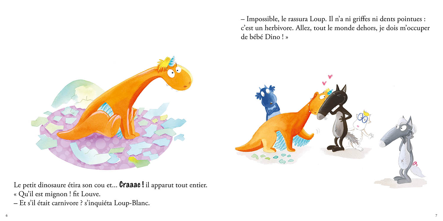 LE LOUP QUI ADORAIT LES DINOSAURES LE LOUP QUI ADORAIT LES DINOSAURES