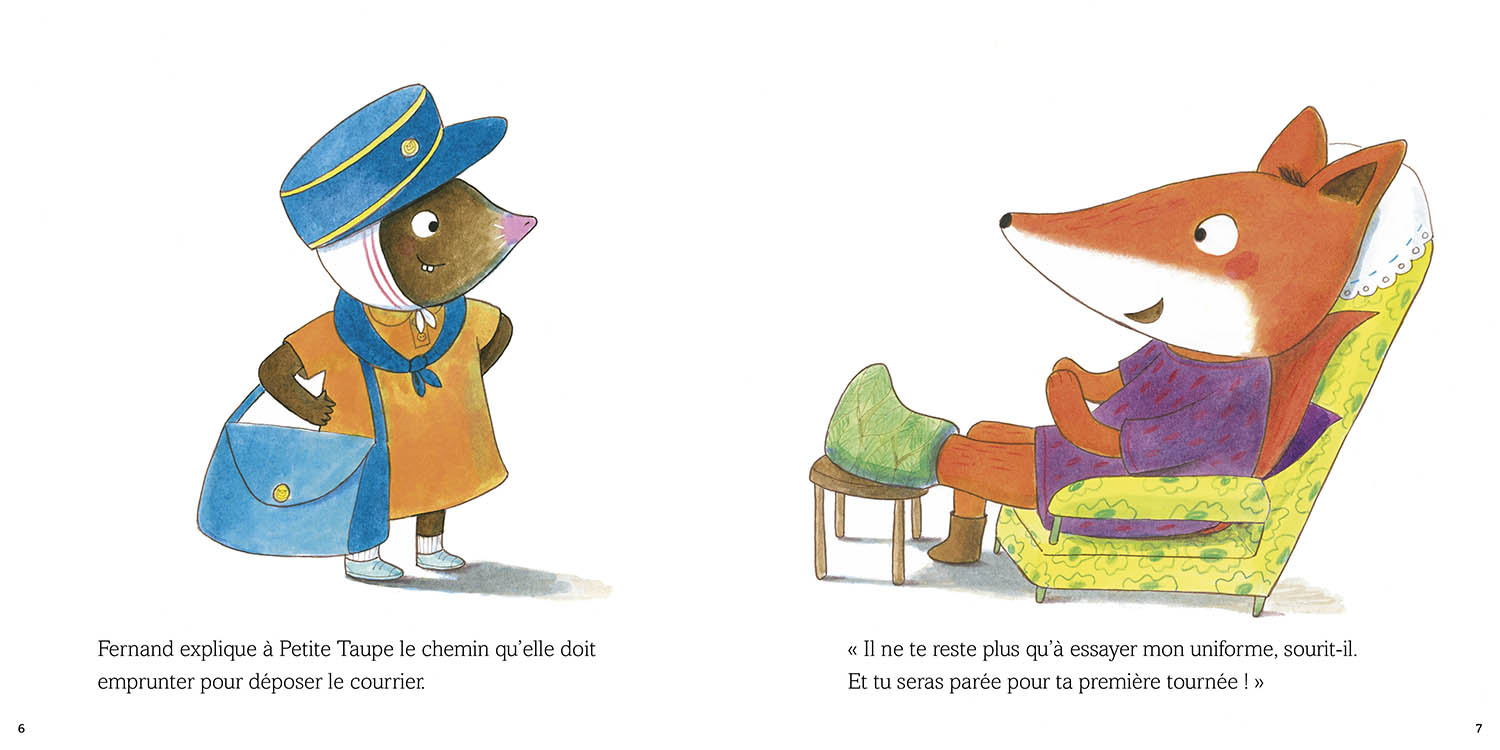 PETITE TAUPE - LE FACTEUR EST PASSE 