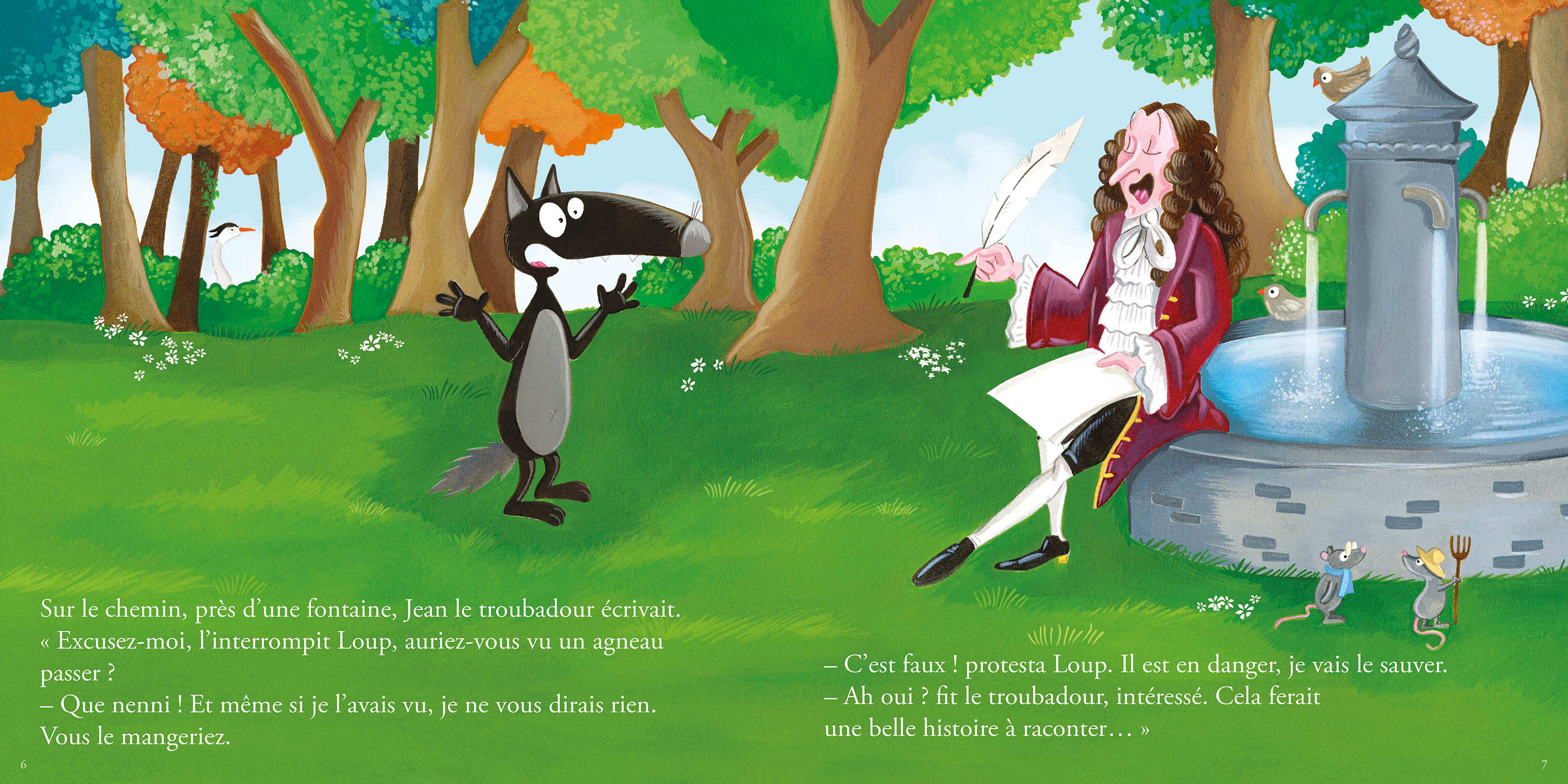 LE LOUP QUI SAUVAIT LES ANIMAUX LE LOUP QUI SAUVAIT LES ANIMAUX