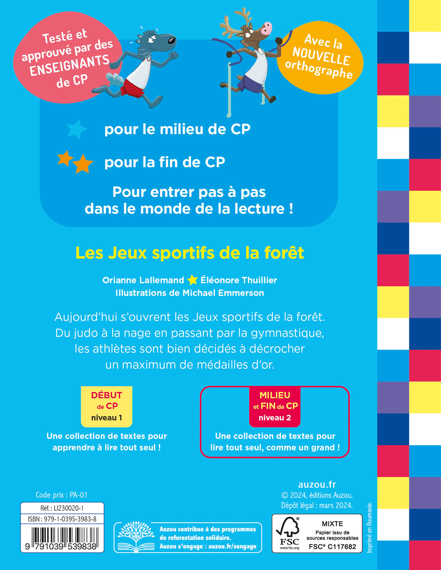 LES JEUX SPORTIFS DE LA FORET NIV2 - MES LECTURES DU CP AVEC LOUP 