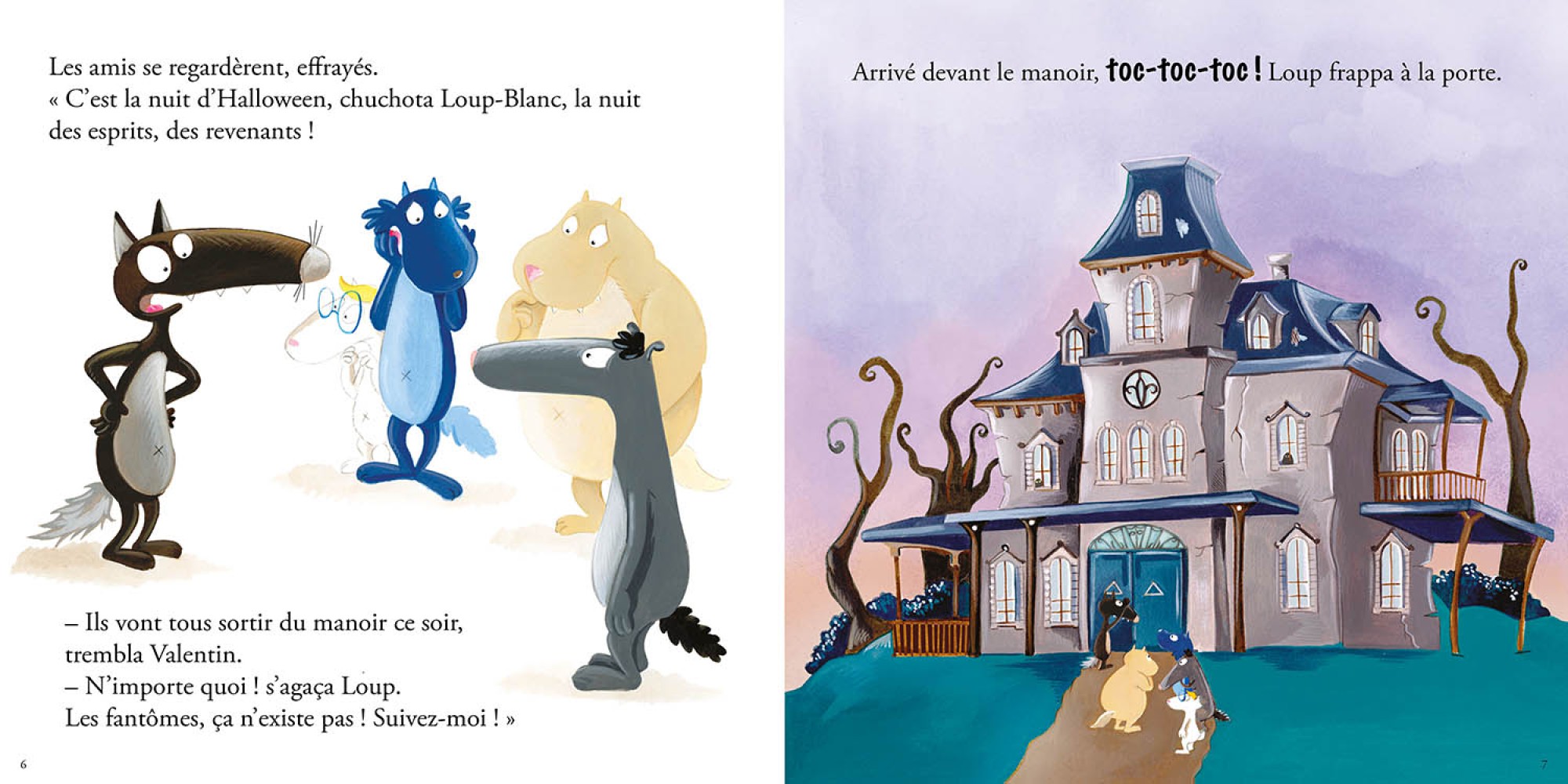 LE LOUP QUI NE CROYAIT PAS AUX FANTOMES