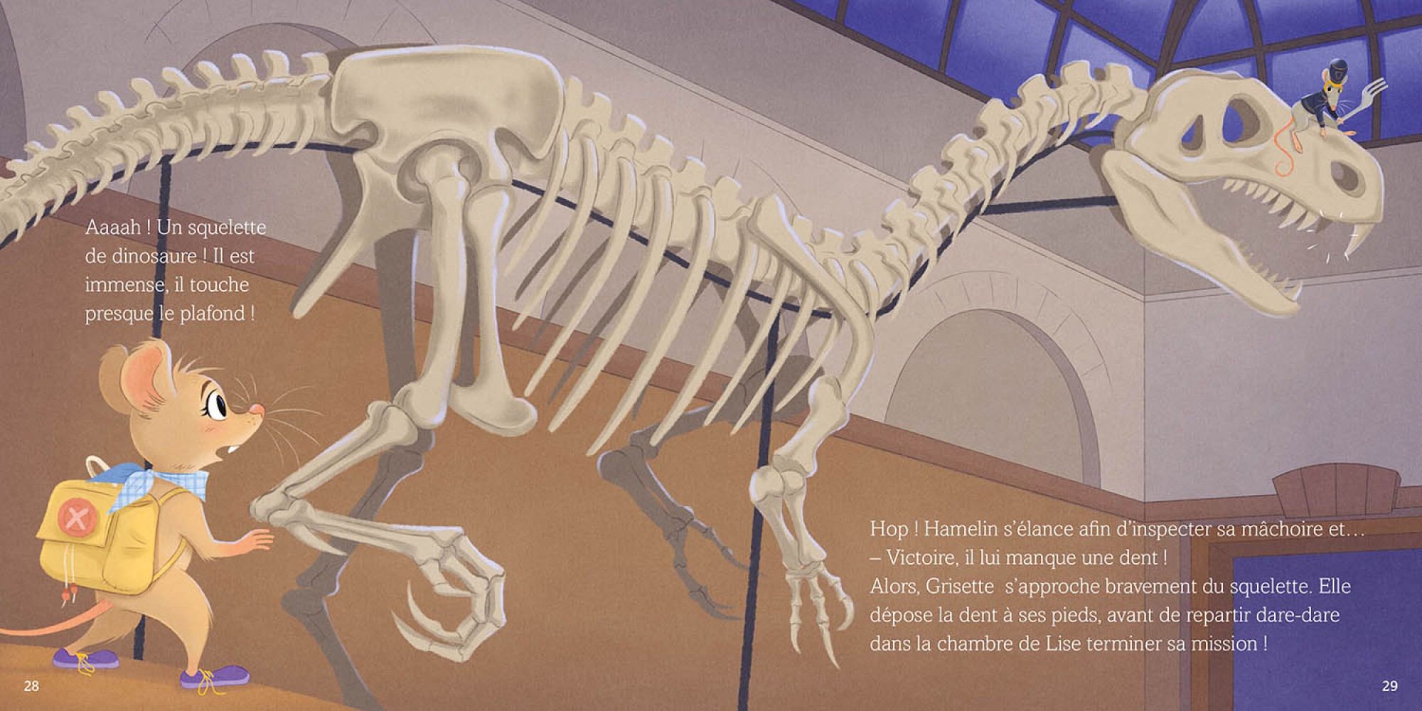 GRISETTE ET LA DENT DU DINOSAURE