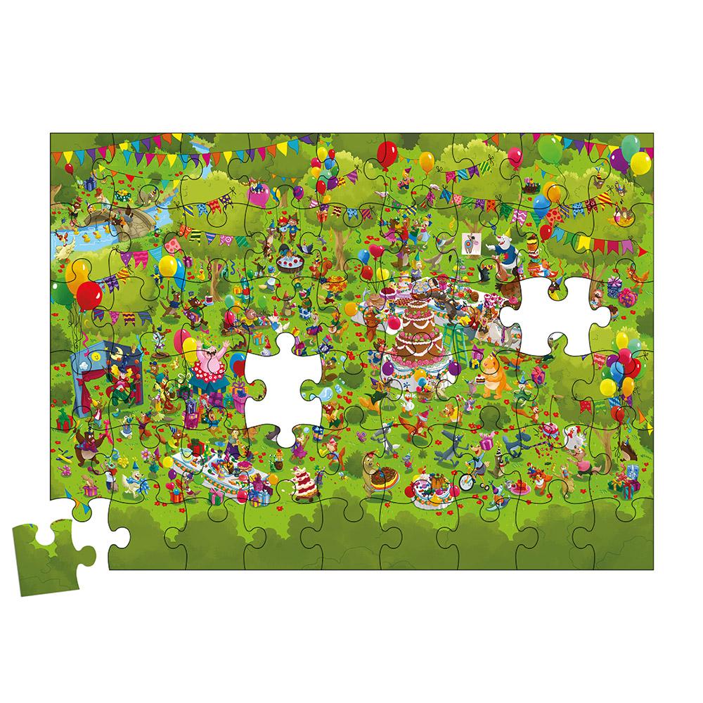 Mi Puzle Lobo Busca Y Encuentra: El Lobo Que Celebraba Su Cumpleaños