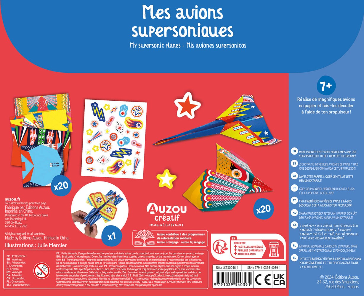 Mes avions en origami
