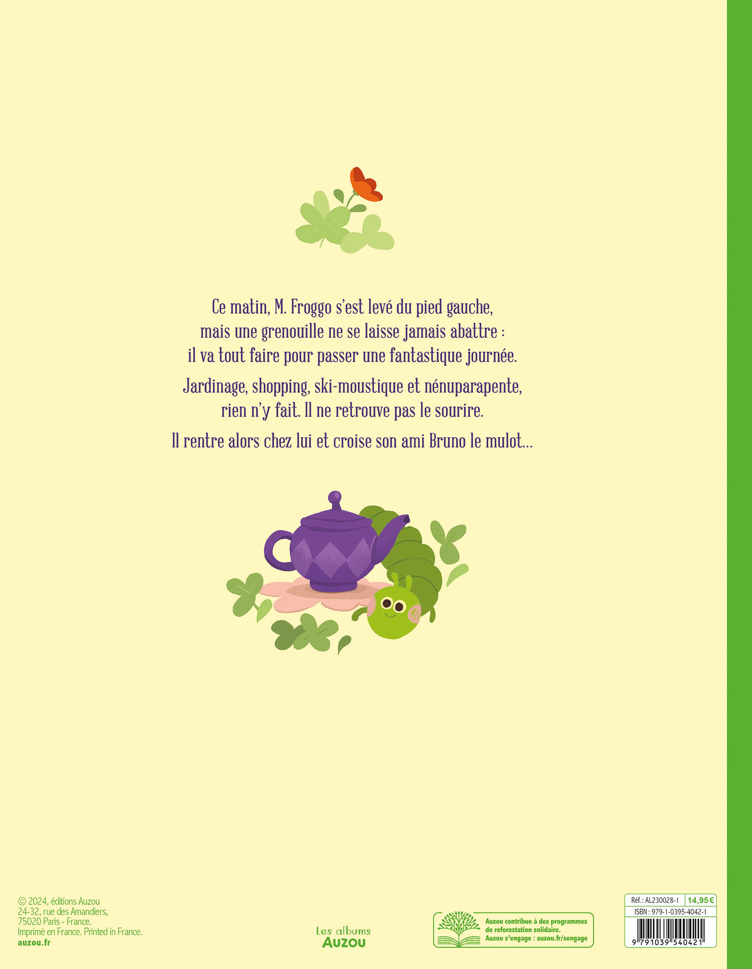 LA JOURNEE FANTASTIQUE DE M. FROGGO
