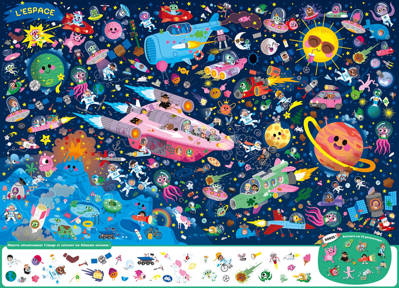 QUI BRILLE DANS LE NOIR ! CHERCHE ET TROUVE GEANT