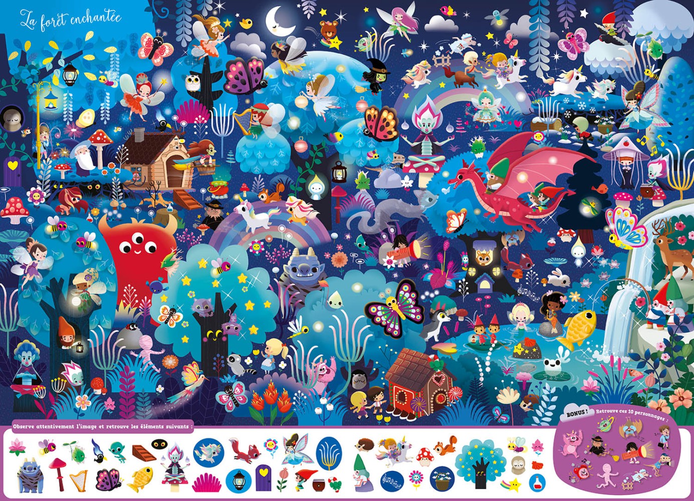 QUI BRILLE DANS LE NOIR ! CHERCHE ET TROUVE GEANT