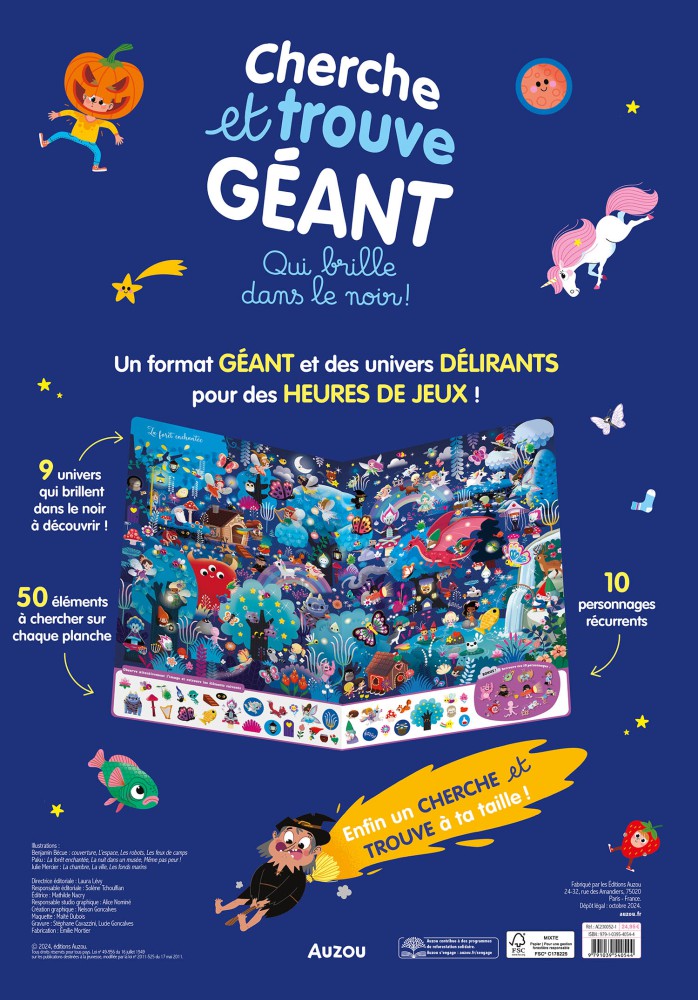 QUI BRILLE DANS LE NOIR ! CHERCHE ET TROUVE GEANT