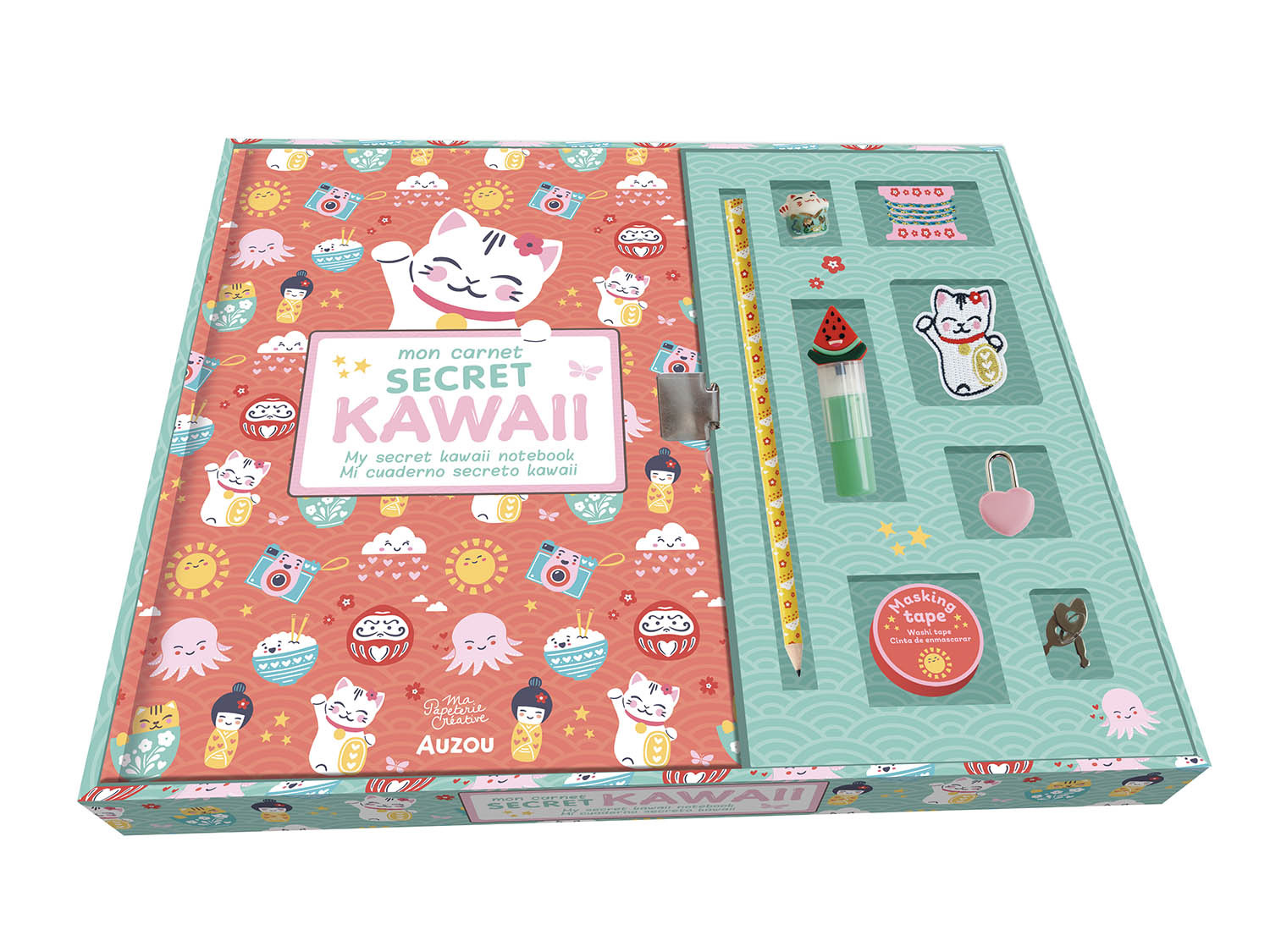 Mon coffret de papeterie kawai Mon coffret de papeterie kawai