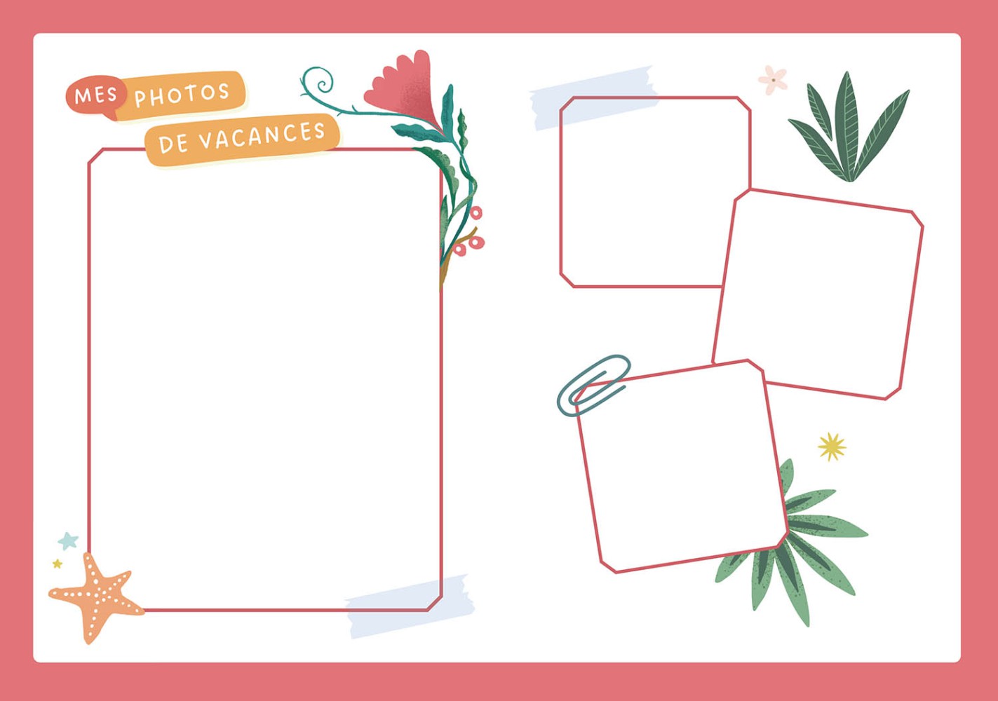 Mon carnet secret des vacances Mon carnet secret des vacances