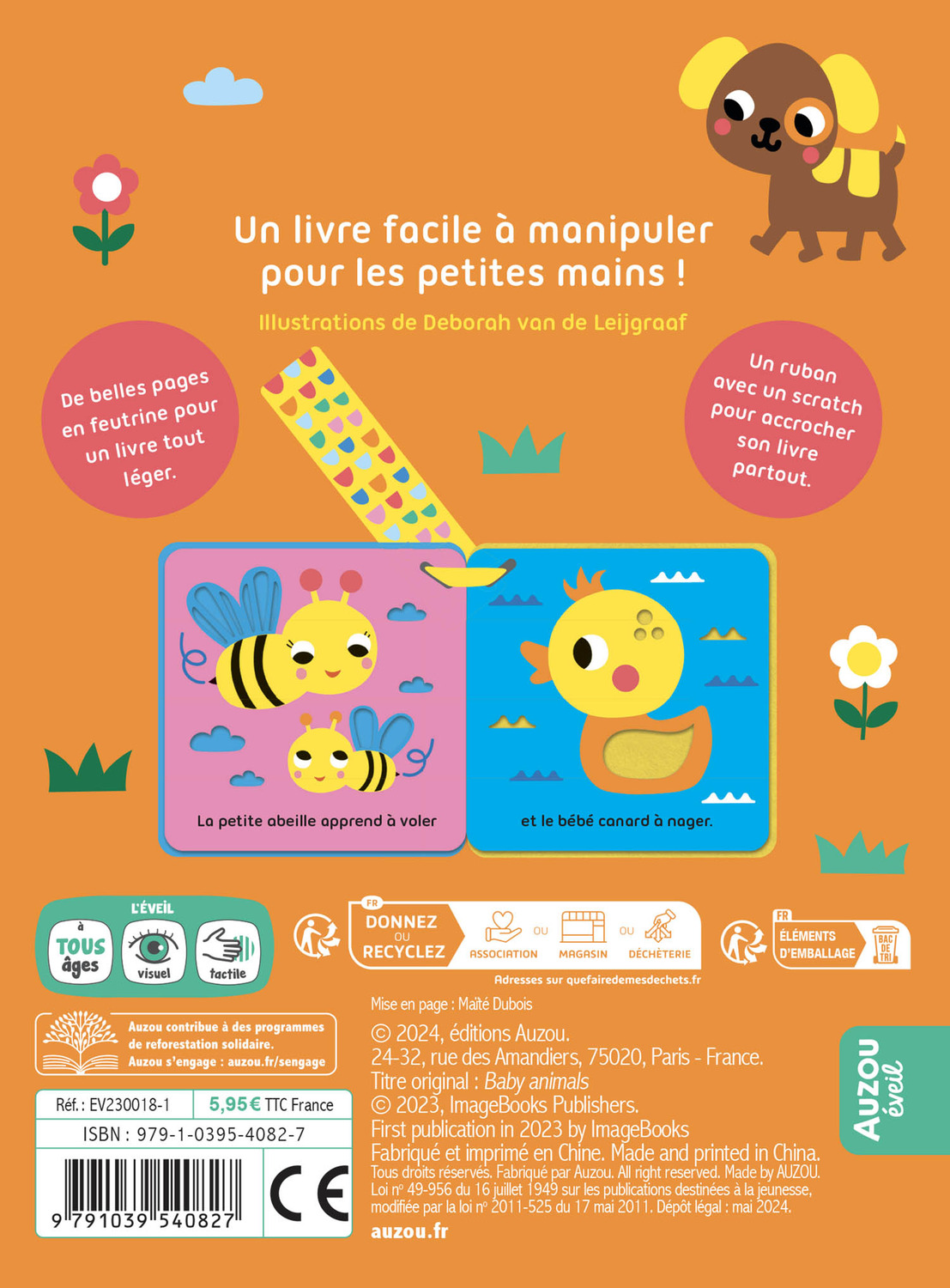 Livre Poussette Feutrine  - Petits Amis