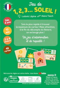 JEU DE 1, 2, 3 SOLEIL JEU DE 1, 2, 3 SOLEIL