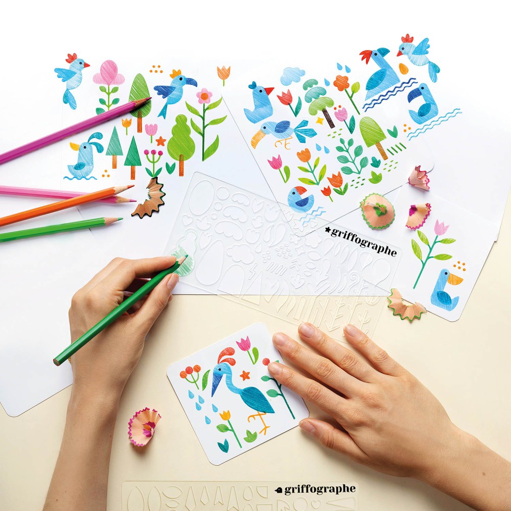 Je dessine pas à pas avec le griffographe - Dans la forêt