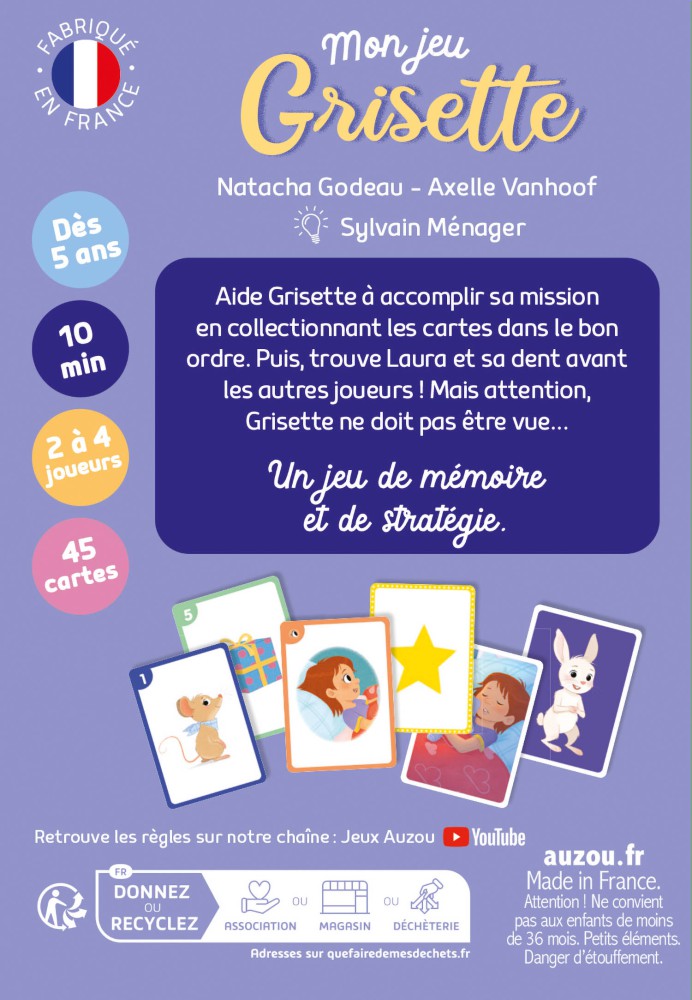 MON JEU GRISETTE - LA PETITE SOURIS EN MISSION MON JEU GRISETTE - LA PETITE SOURIS EN MISSION