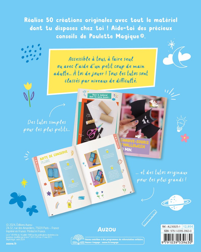 50 Créations À Faire À La Maison - Avec Poulette Magique