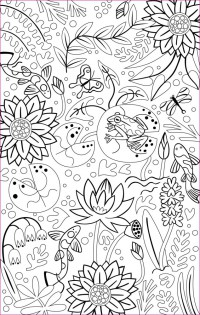 Mon cahier créa - Coloriages fluos
