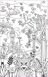Mon cahier créa - Coloriages fluos