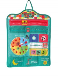 Mon calendrier en tissu Loup 