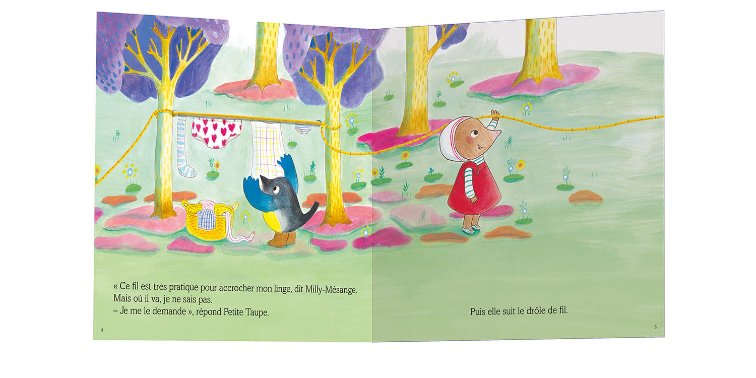 PETITE TAUPE ET LE DROLE DE FIL 