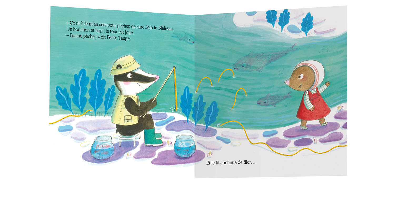 PETITE TAUPE ET LE DROLE DE FIL 