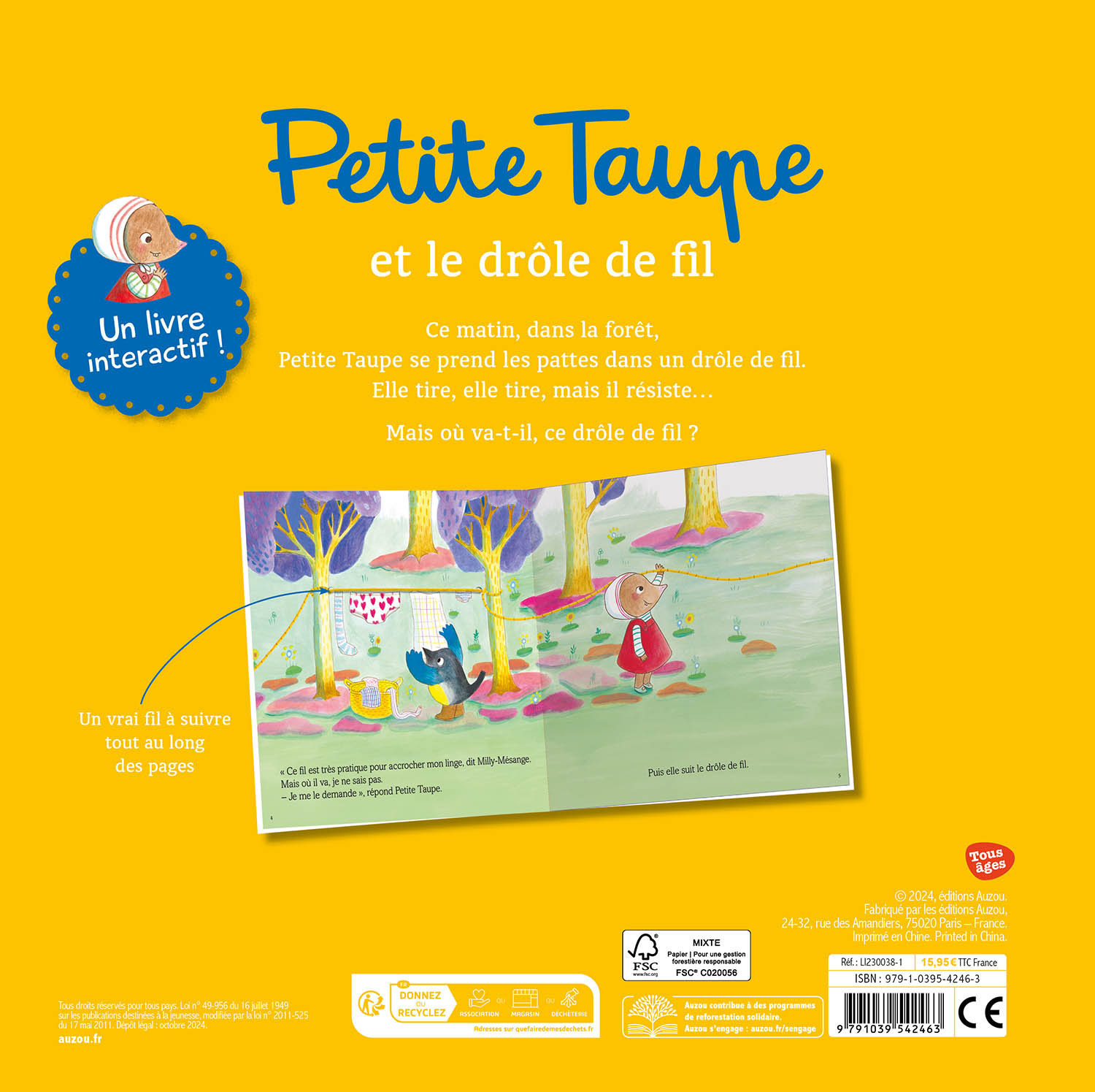 PETITE TAUPE ET LE DROLE DE FIL 