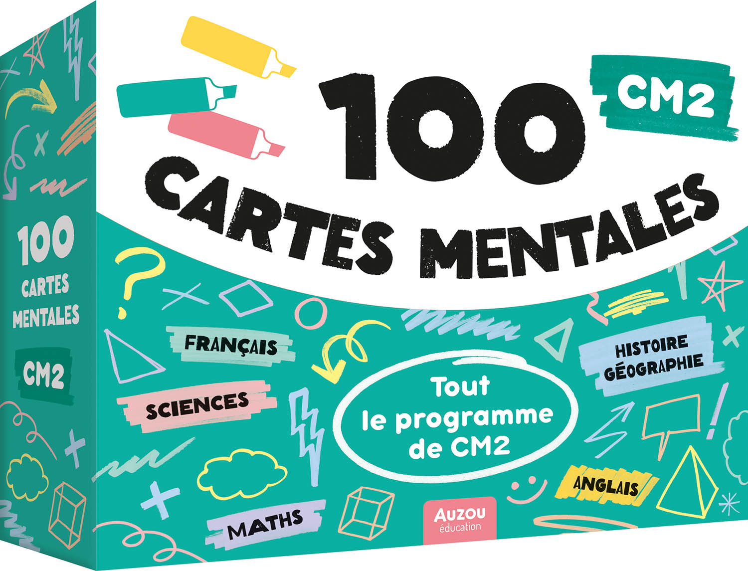 TOUT LE PROGRAMME DE CM2 - 100 CARTES MENTALES 