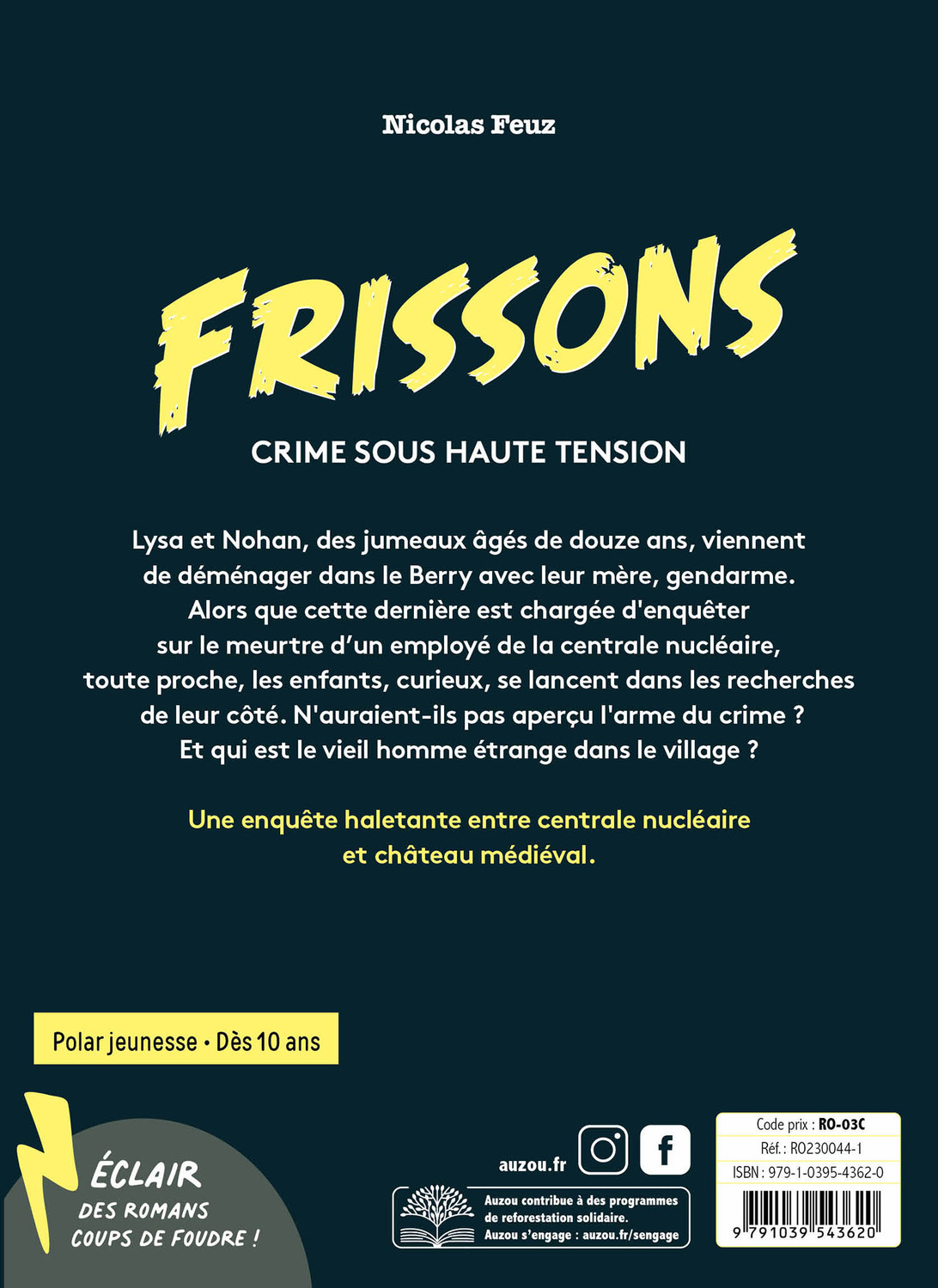 FRISSONS - CRIME SOUS HAUTE TENSION