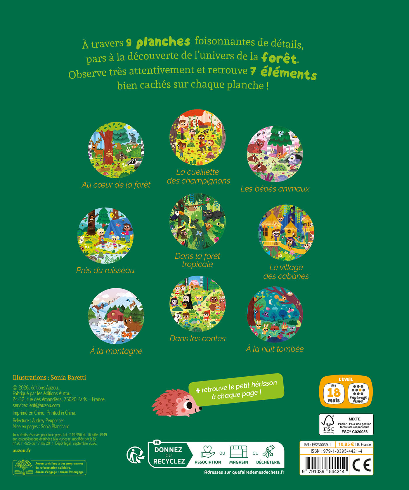 DANS LA FORET - CHERCHE ET TROUVE DES TOUT-PETITS