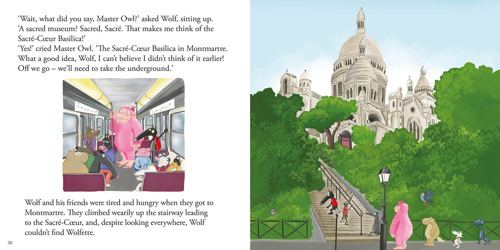 The wolf who explored Paris