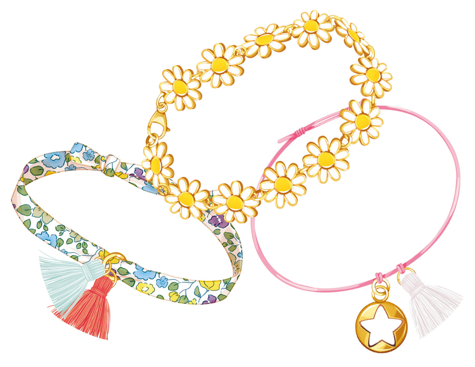 NE MON ACCUMULATION DE BRACELETS BOHEMES 