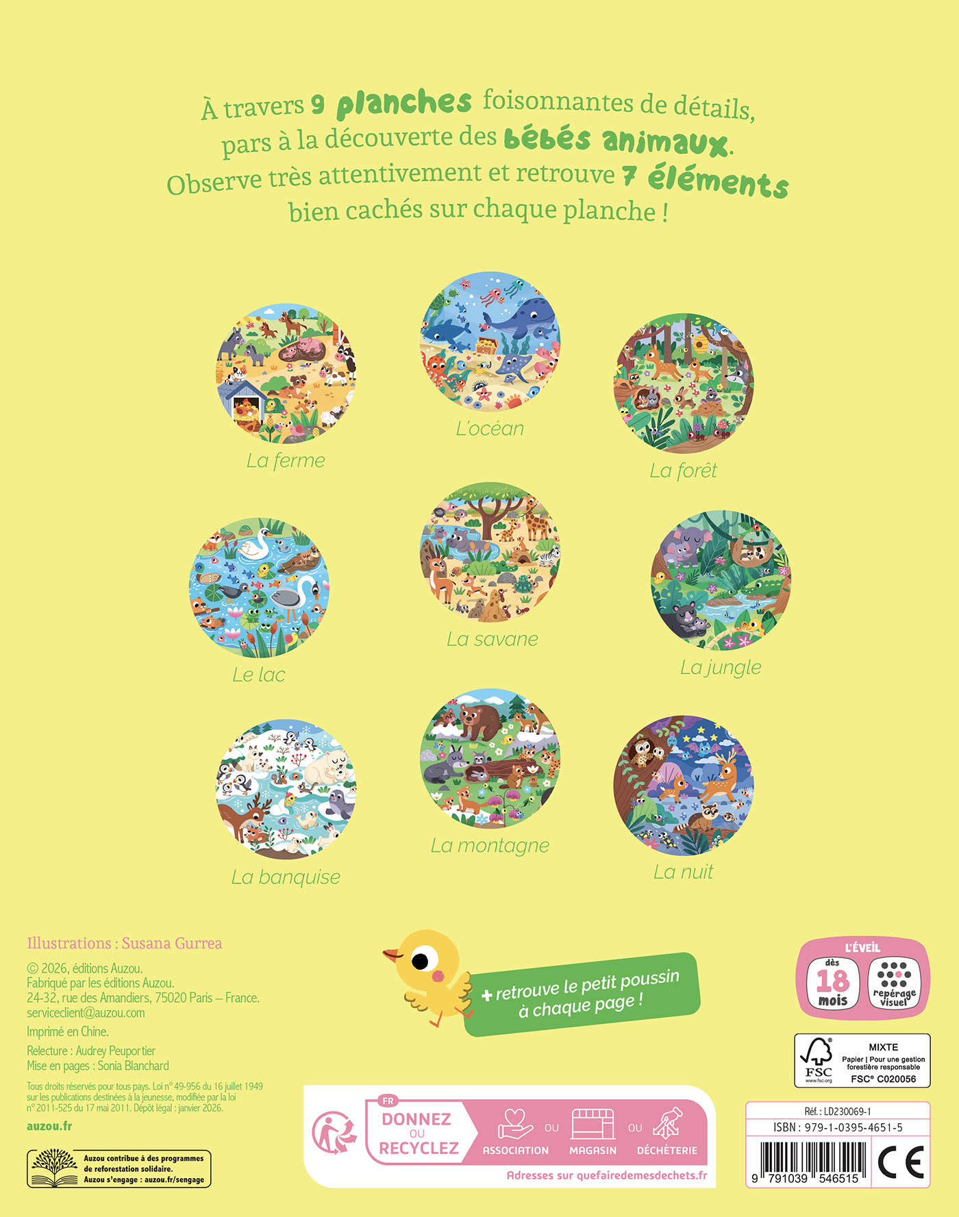 LES BEBES ANIMAUX - CHERCHE & TROUVE DES TOUT PETITS