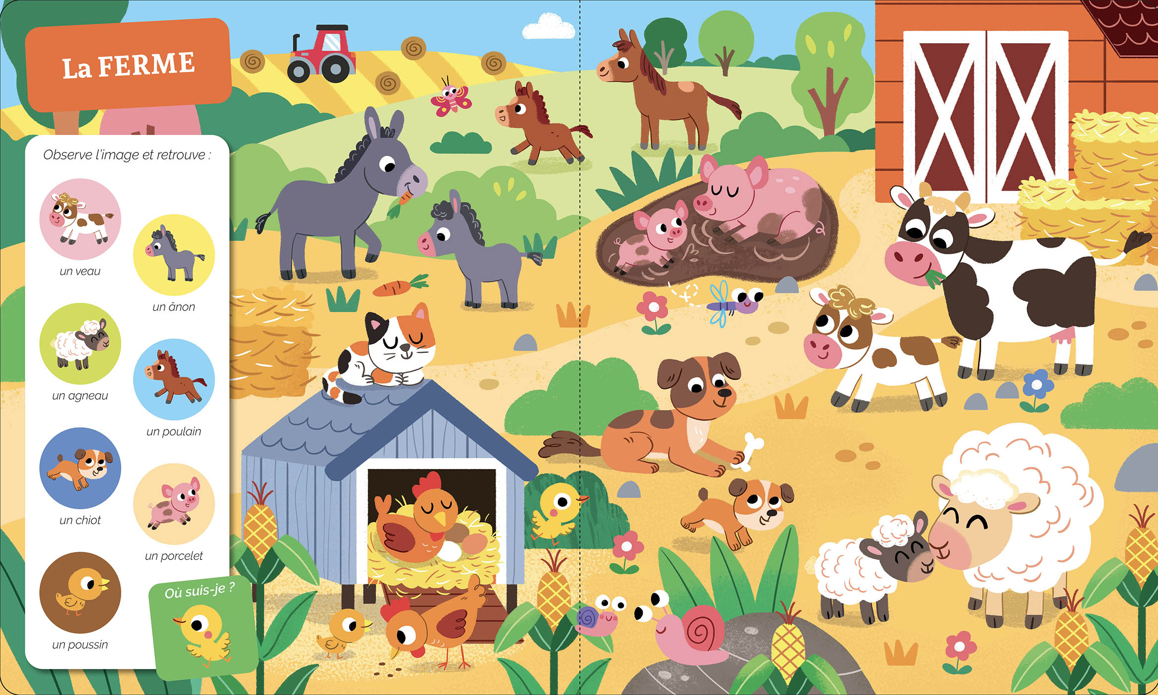 LES BEBES ANIMAUX - CHERCHE & TROUVE DES TOUT PETITS