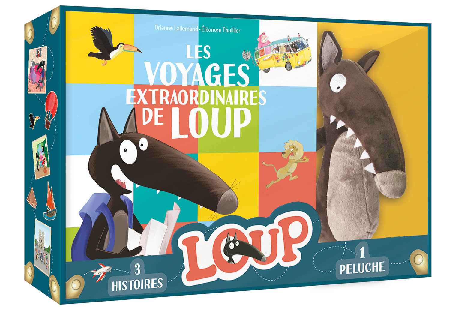 Coffret peluche - Les voyages extraordinaires de Loup